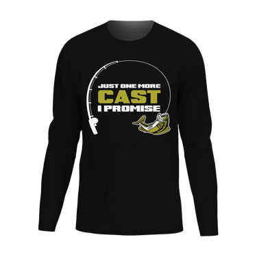 Just One More Cast Men Long Sleeve Shirt